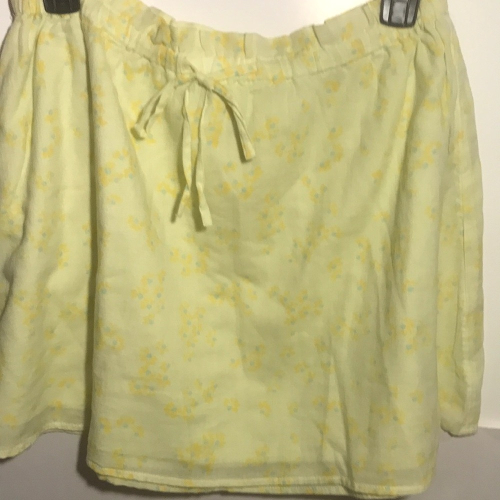 Abound Flora Lime Lined Skirt